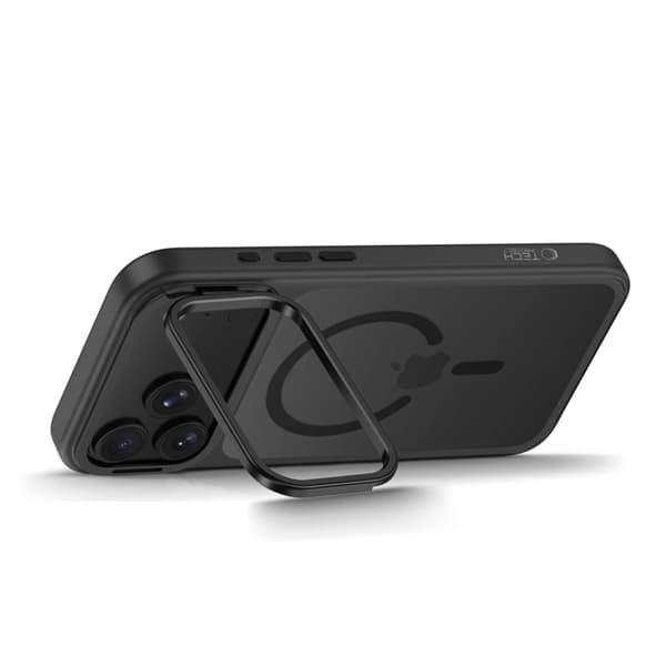 Tech-Protect Mobilskal För iPhone 18 Pro Max Magsafe Magstand - Matte Svart