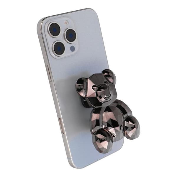 Mobilställ Stick-on BEAR - Svart Svart