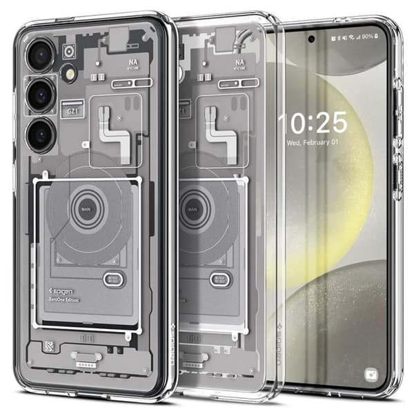 Spigen Mobilskal till Galaxy S24 Ultra Hybird - Vit Zero One Vit