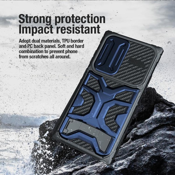 Nillkin Galaxy S23 Ultra Case Adventurer Pro Hybrid - sininen