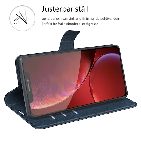 RFID-Skyddat Plånboksfodral iPhone 13 Pro - Boom of Sweden Blå