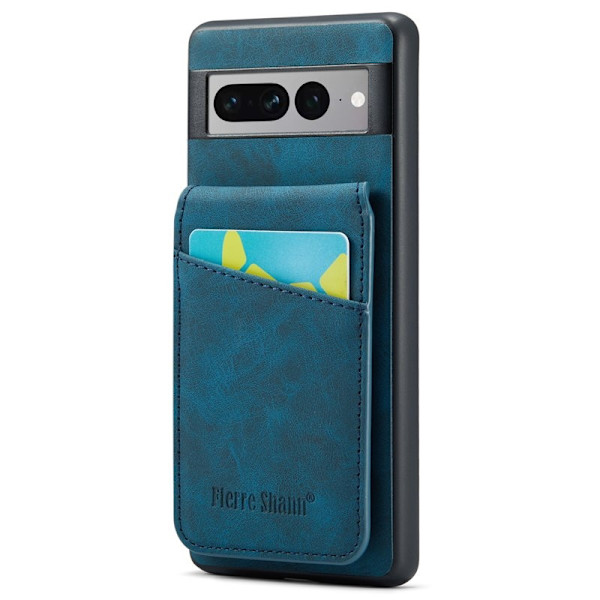 FIERRE SHANN Google Pixel 8 Pro Fodral PU+TPU - Blå