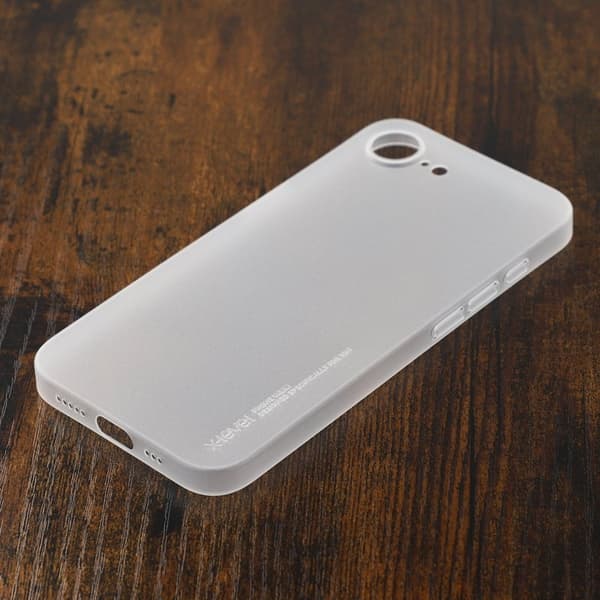 X-LEVEL Mobilskal till iPhone 16e Hårt PP Matt 0.18mm Ultra-Tunn Transparent