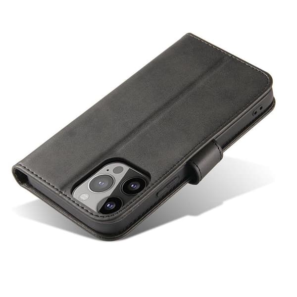 Galaxy S23 Plus Lompakkokotelo Magnettijalusta - Musta Black