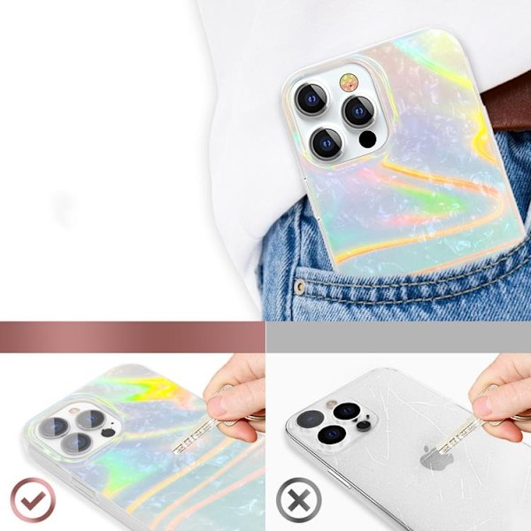 Kingxbar Shell Series Skal iPhone 13 Pro - Pärlblå Blå