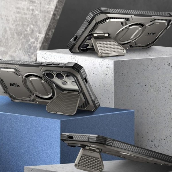 SupCase Galaxy S24 Ultra Mobile Case Magsafe Armorbox - harmaa