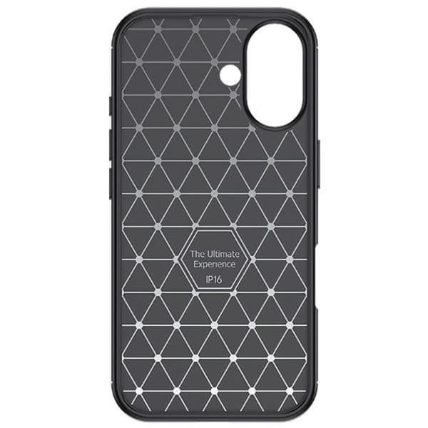 Beline Mobilskal till iPhone 16 Plus Carbon Armor - Svart Svart
