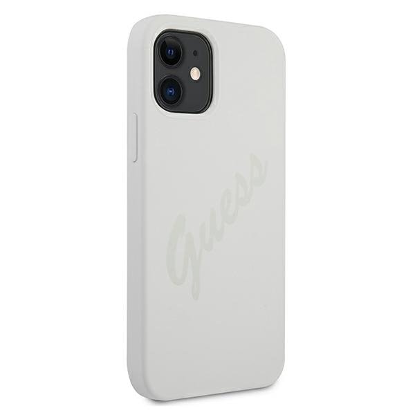 Guess Skal iPhone 12 Mini Script Vintage - Cream Beige