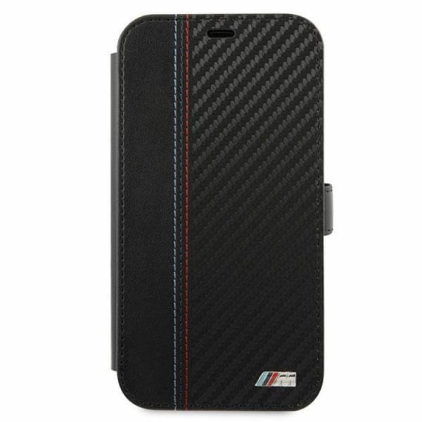 BMW M Collection Carbon Stripe Cover iPhone 12 Mini - Sort Black
