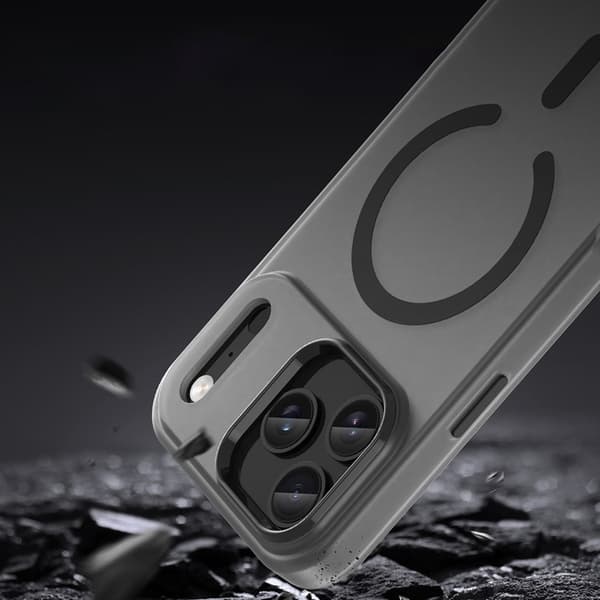 Mobilskal till iPhone 17 Pro MagSafe Abrasive - Matte Svart Svart