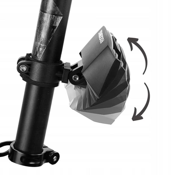 Rockbros bakre cykelljus med laser - Svart