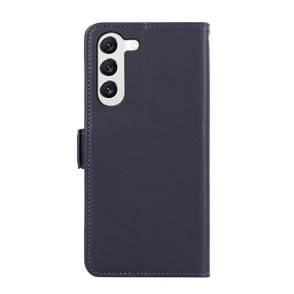 ABEEL Samsung Galaxy S23+ Plånboksfodral Soft Konstläder RFID Blå