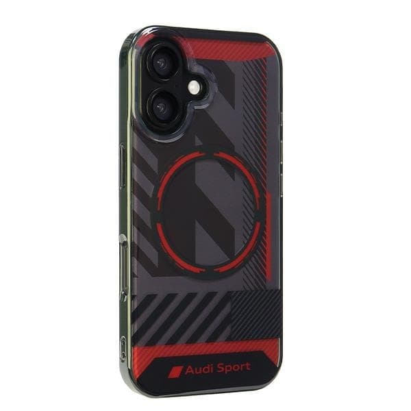 Audi telefontaske til iPhone 16 MagSafe IML Sport - Sort Black