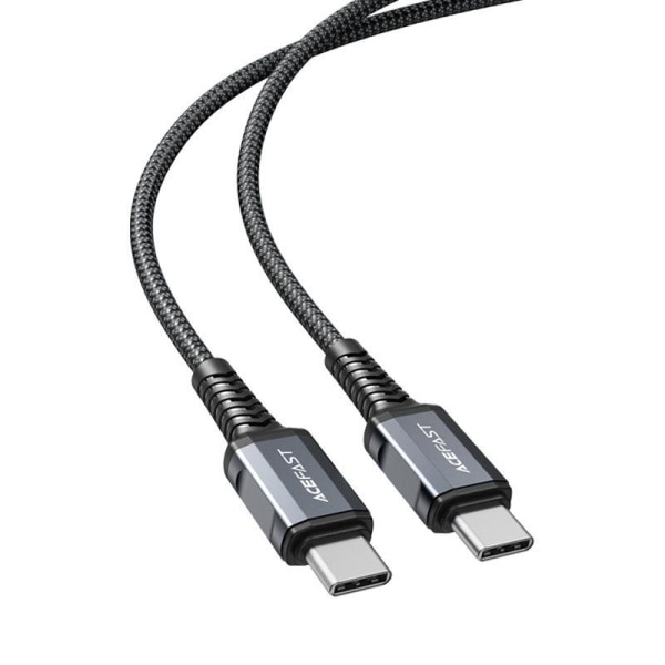 Acefast USB-C - USB-C 60 W 1,2 m - harmaa