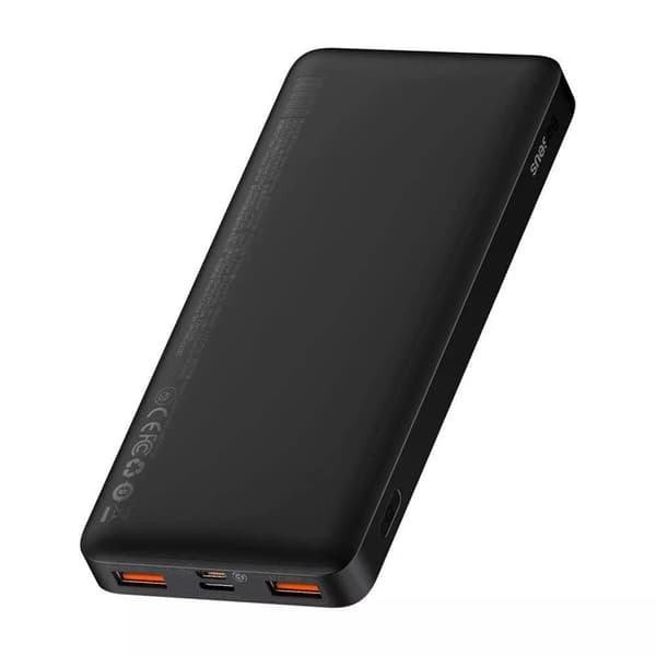 Baseus Digital Display Hurtigoplader 10000mAh 20W - Sort Black