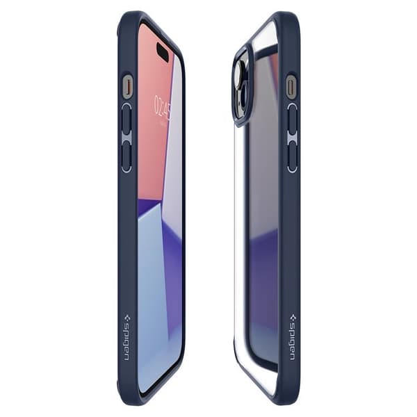 Spigen Mobilskal till iPhone 15 Plus Ultra Hybrid - Navy Blå Blå