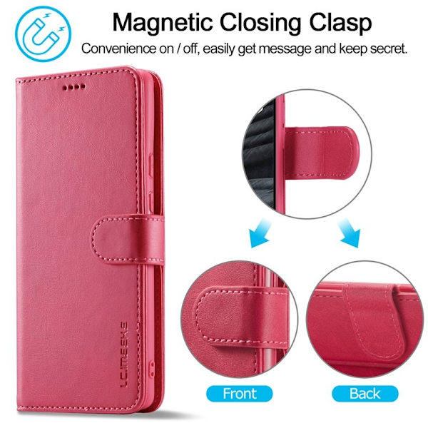 LC.IMEEKE Google Pixel 8 Pro Plånboksfodral Konstläder - Rosa