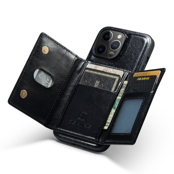 DG.MING M3 Series Mobilskal till iPhone 12 Pro Max 2-i-1 Svart