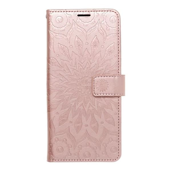iPhone 16 Plus Pung Etui Mezzo Mandala - Rosa Guld Roséguld
