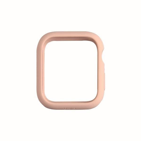 UNIQ Etui Lino Band Apple Watch 4 / 5 / 6 / Se 44mm - Blush Rosa Rosa