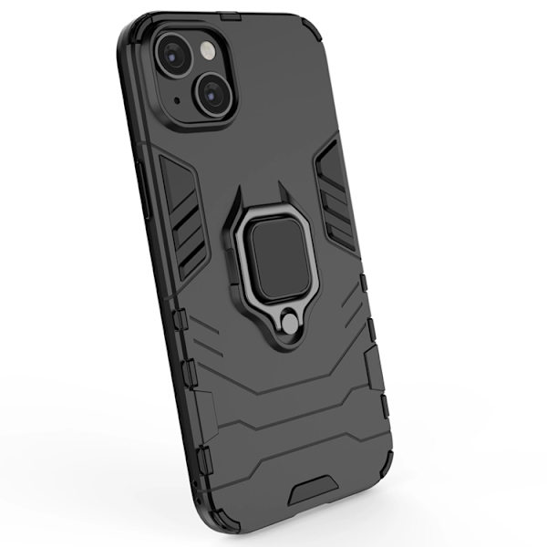 iPhone 14 Pro Mobilskal Ring Armor - Svart Svart