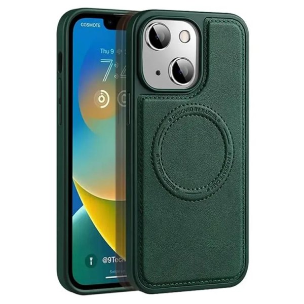 X-Level iPhone 15 -matkapuhelimen suojakuori - vihreä