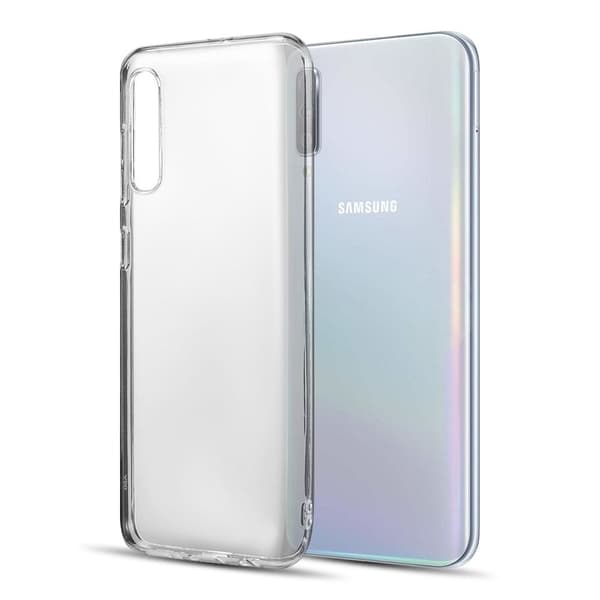 Samsung Galaxy A30s Cover Clear 2mm Blød Plast Transparent Transparent