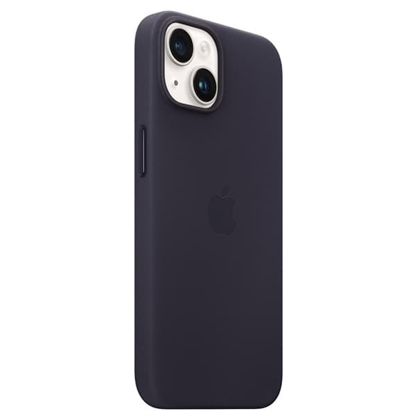 Apple Mobilskal till iPhone 14/15/13 MagSafe Leather - Ink