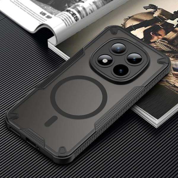 Tech-Protect Mobilskal för Xiaomi Redmi Note 15 Pro Plus MagSafe Rugged Shield Svart