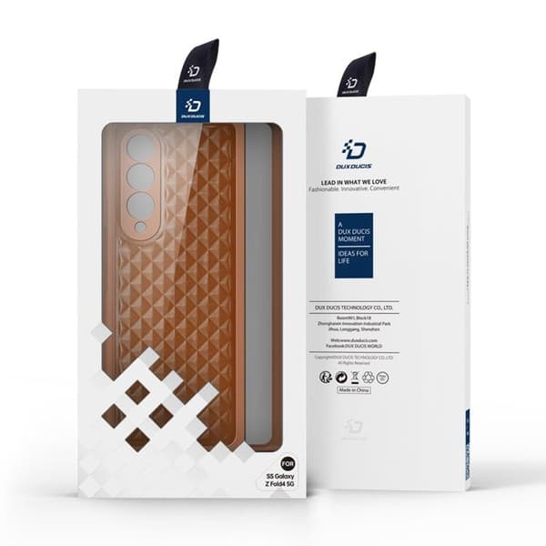 Dux Ducis Galaxy Z Fold 4 Skal Venice - Brun Brun