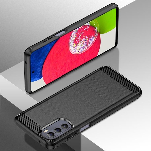 Carbon Flexible Skal Motorola Moto G Stylus (2022) - Svart Svart