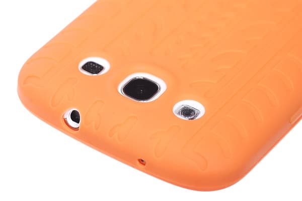 Dæk silikoneskal til Samsung Galaxy S3 i9300 (Orange) Orange