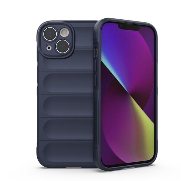 iPhone 14 Plus Skal Magic Shield Flexible Armored - Mörkblå Blå