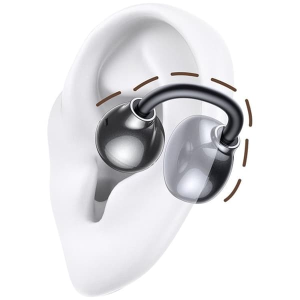 USAMS In-Ear Hovedtelefoner Bluetooth Clip-on Echo R02 - Grå Grå