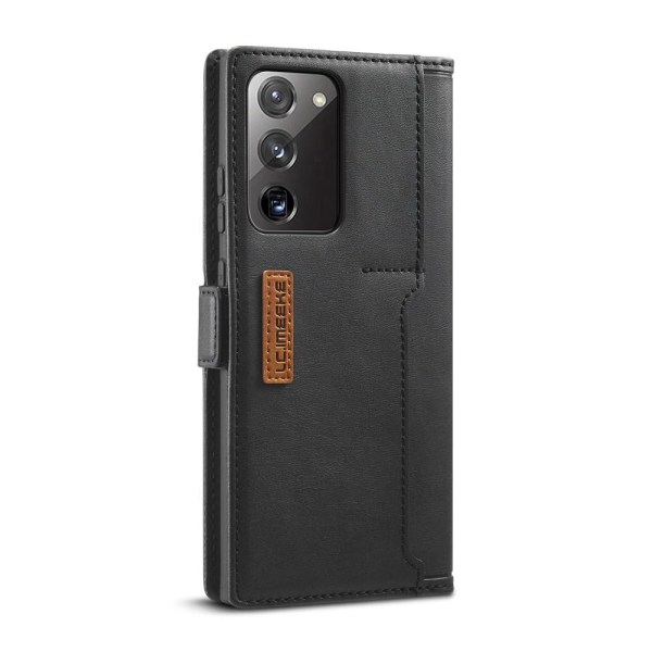LC.IMEEKE Leather Fodral Till Samsung Galaxy Note 20 - Svart Svart