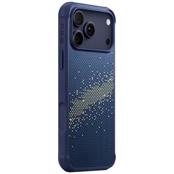 PITAKA-puhelinkuori iPhone 17 Pro MagSafe StarPeak Aramid ProGuard -puhelimelle Blå