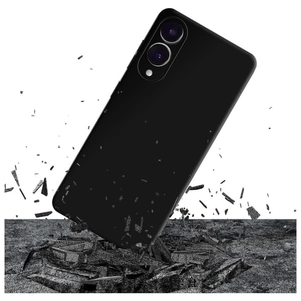 3MK Telefontaske til Galaxy S25 Edge Matt Pro - Sort