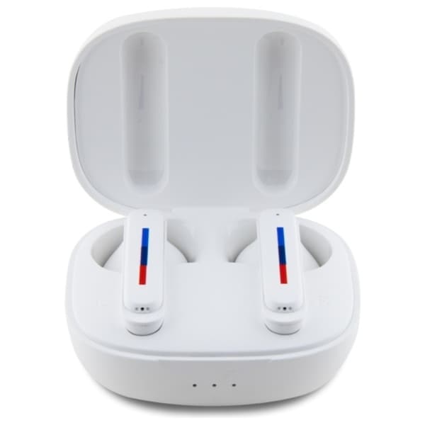 BMW In-Ear Hörlurar TWS Printed Logos - Vit Vit