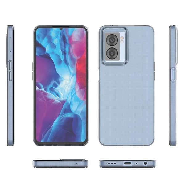 Realme Narzo 50 5G Skal Ultra Thin - Transparent Blå