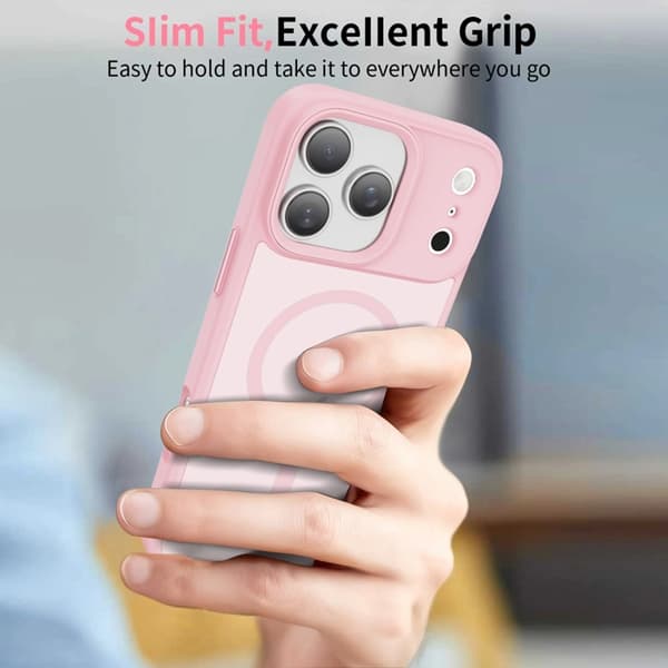 Tech-Protect Mobilskal till iPhone 17 Pro Max Magsafe Magmat - Matte Rosa Rosa