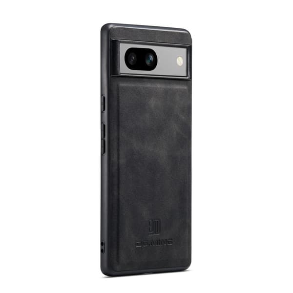 DG.MING Mobilskal till Google Pixel 8a Hybrid PU Läder + PC + TPU Svart