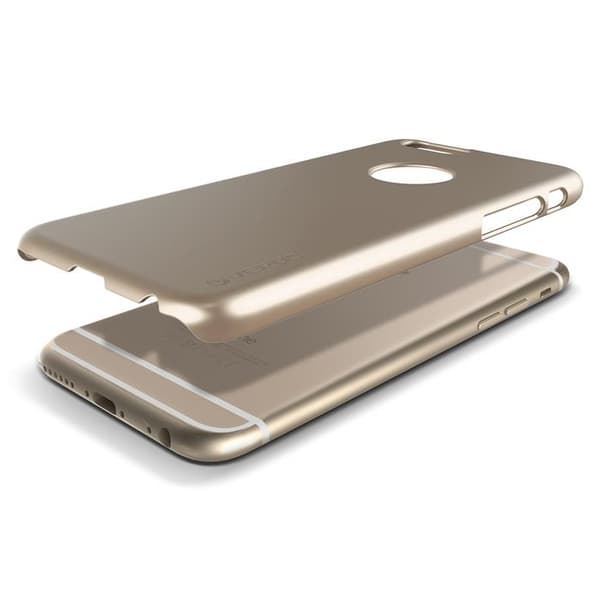 Verus Super Slim Baksideskal till Apple iPhone 6 / 6S  (Gold) Guld