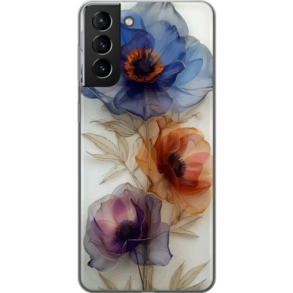 Mobilskal till Samsung Galaxy S21+ 5G med Silkesblommor