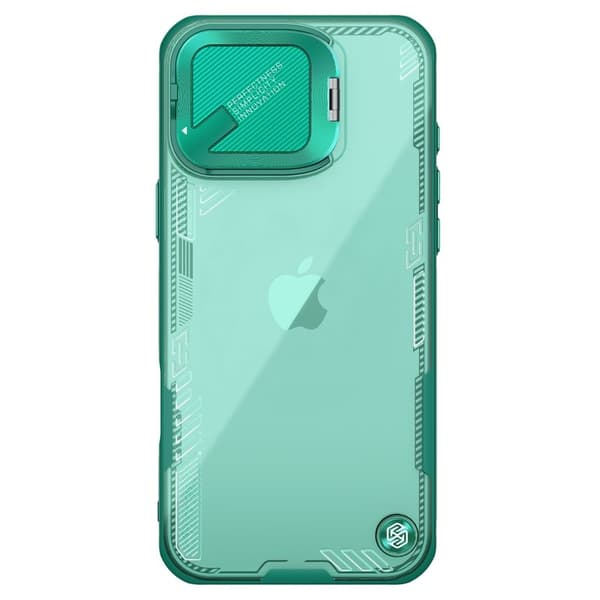 NILLKIN Iceblade CamProp Mobilskal till iPhone 16 Pro Grön