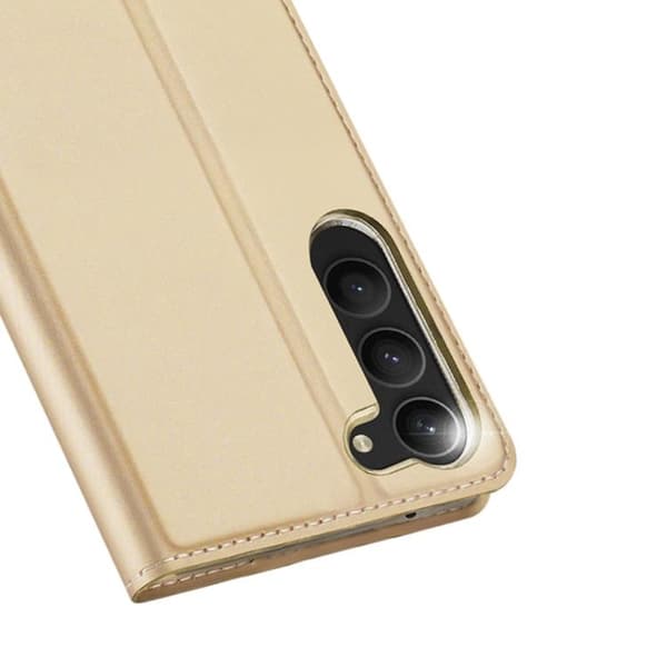 Dux Ducis Galaxy S23 Plus Plånboksfodral Skin Series - Guld Guld