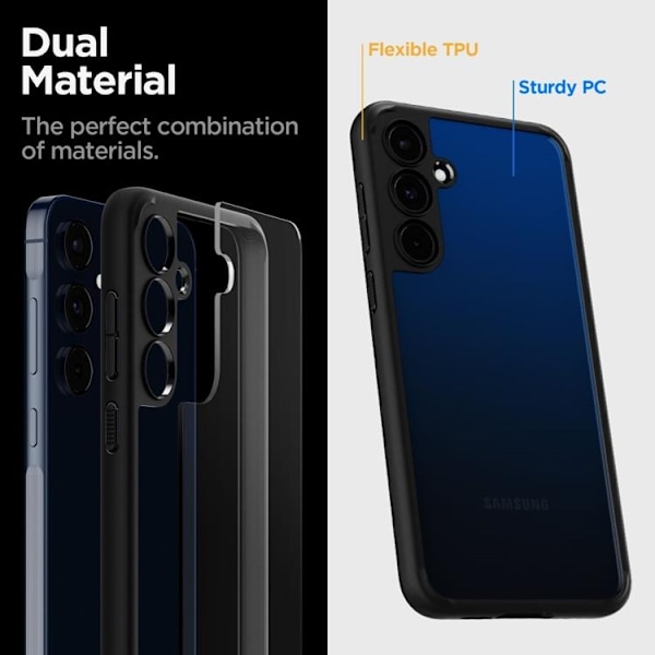 Spigen Galaxy A55 5G Mobilskal Ultra Hybrid - Matte Svart