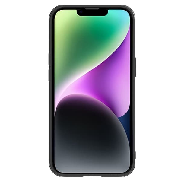 NILLKIN Mobilskal till iPhone 14 Plus Kolfiber Anti-drop Svart