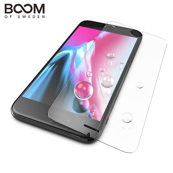 BOOM Flat karkaistu lasinäytönsuoja iPhone 5/5S/SE Transparent
