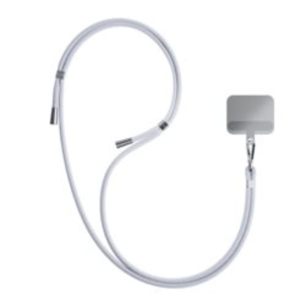 3mk Mobil Lanyard Easyclip - Grå Grå