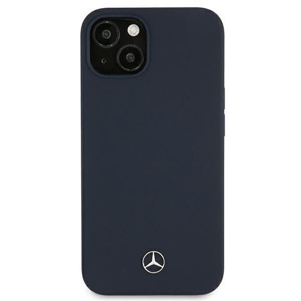 Mercedes Silicone Line Skal iPhone 13 Mini - Navy Blå